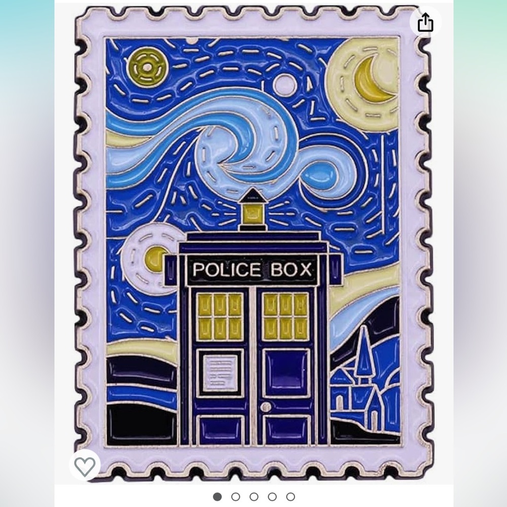 New! Doctor Who TARDIS Pin
